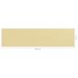 Preview: Balkon-Sichtschutz Beige 75x300 cm HDPE