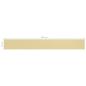 Preview: Balkon-Sichtschutz Beige 75x600 cm HDPE