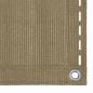 Preview: Balkon-Sichtschutz Taupe 120x500 cm HDPE