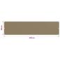 Preview: Balkon-Sichtschutz Taupe 120x500 cm HDPE