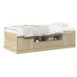 Preview: Tagesbett mit Schubladen ohne Matratze Sonoma-Eiche 90x190 cm