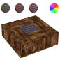 Preview: Couchtisch mit Infinity-LED Räuchereiche 100x100x40 cm