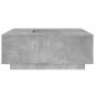 Preview: Couchtisch Betongrau 100x100x40 cm Holzwerkstoff