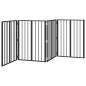 Preview: Hundetor 4 stk. Schwarz 60 x 80 cm Verzinkter Stahl