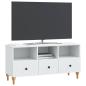 Preview: TV-Schränk Weiß 102 x 34,5 x 50 cm Holzwerkstoff