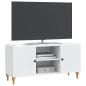 Preview: TV-Schränk Weiß 102 x 34,5 x 50 cm Holzwerkstoff