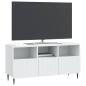 Preview: TV-Schränk mit Schubladen Weiß 102 x 34,5 x 50 cm Holzwerkstoff
