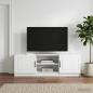 Preview: ARDEBO.de - TV-Schränk Weiß 150 x 31 x 47 cm Holzwerkstoff