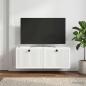 Preview: ARDEBO.de - Wandmontierter TV-Schrank Weiß 78,5 x 31 x 30 cm Holzwerkstoff
