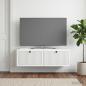 Preview: Wandmontierter TV-Schrank Weiß 98 x 31 x 30 cm Holzwerkstoff
