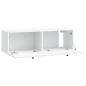 Preview: Wandmontierter TV-Schrank Weiß 98 x 31 x 30 cm Holzwerkstoff