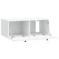 Preview: Wandmontierter TV-Schrank Weiß 78,5 x 41 x 30 cm Holzwerkstoff