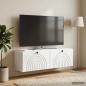 Preview: ARDEBO.de - Wandmontierter TV-Schrank Weiß 98 x 31 x 30 cm Holzwerkstoff