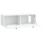 Preview: Wandmontierter TV-Schrank Weiß 98 x 31 x 30 cm Holzwerkstoff