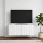 Preview: Wandmontierter TV-Schrank 78,5 x 41 x 30 cm Weiß Holzwerkstoff