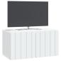 Preview: Wandmontierter TV-Schrank 59,5 x 31 x 30 cm Weiß Holzwerkstoff