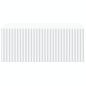 Preview: Wandmontierter Nachttisch Weiß 49 x 34,5 x 20 cm Holzwerkstoff