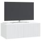 Preview: Wandmontierter TV-Schrank Weiß 78,5 x 41 x 30 cm Holzwerkstoff
