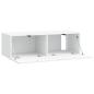 Preview: Wandmontierter TV-Schrank Weiß 98 x 41 x 30 cm Holzwerkstoff