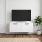 Preview: Wandmontierter TV-Schrank Weiß 78,5 x 41 x 30 cm Holzwerkstoff