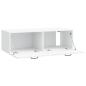 Preview: Wandmontierter TV-Schrank Weiß 98 x 41 x 30 cm Holzwerkstoff