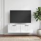 Preview: ARDEBO.de - Wandmontierter TV-Schrank Weiß 98 x 31 x 30 cm Holzwerkstoff