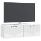 Preview: Wandmontierter TV-Schrank Weiß 98 x 31 x 30 cm Holzwerkstoff