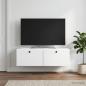 Preview: Wandmontierter TV-Schrank 98 x 41 x 30 cm Weiß Holzwerkstoff
