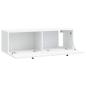 Preview: Wandmontierter TV-Schrank 98 x 31 x 30 cm Weiß Holzwerkstoff