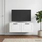 Preview: ARDEBO.de - Wandmontierter TV-Schrank Weiß 78,5 x 41 x 30 cm Holzwerkstoff