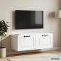 Preview: Wandmontierter TV-Schrank Weiß 78,5 x 41 x 30 cm Holzwerkstoff