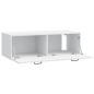 Preview: Wandmontierter TV-Schrank Weiß 98 x 41 x 30 cm Holzwerkstoff
