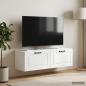 Preview: ARDEBO.de - Wandmontierter TV-Schrank Weiß 98 x 31 x 30 cm Holzwerkstoff