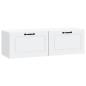 Preview: Wandmontierter TV-Schrank Weiß 98 x 31 x 30 cm Holzwerkstoff