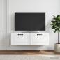 Preview: Wandmontierter TV-Schrank Weiß 98 x 31 x 30 cm Holzwerkstoff