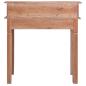 Preview: Schreibtisch mit Schubladen 90x50x101 cm Altholz Massiv