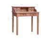 Preview: Schreibtisch mit Schubladen 90x50x101 cm Altholz Massiv
