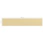 Preview: Balkon-Sichtschutz Beige 75x400 cm HDPE