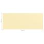 Preview: Balkon-Sichtschutz Beige 120x300 cm HDPE