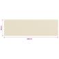 Preview: Balkon Sichtschutz Creme 90x300 cm HDPE