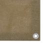 Preview: Balkon-Sichtschutz Taupe 75x400 cm HDPE
