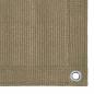 Preview: Balkon-Sichtschutz Taupe 75x500 cm HDPE