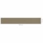 Preview: Balkon-Sichtschutz Taupe 75x500 cm HDPE