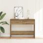 Preview: ARDEBO.de - Konsolentisch Artisan-Eiche 100x35x76,5 cm Holzwerkstoff