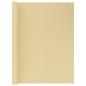 Preview: ARDEBO.de - Balkon-Sichtschutz Beige 120x400 cm HDPE