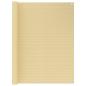 Preview: ARDEBO.de - Balkon-Sichtschutz Beige 120x600 cm HDPE