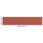 Preview: Balkon-Sichtschutz Terracotta-Rot 120x600 cm HDPE