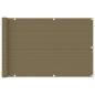 Preview: ARDEBO.de - Balkon-Sichtschutz Taupe 90x500 cm HDPE