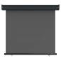 Preview: Balkon Seitenmarkise 60 x 250 cm 100% Polyester Eisen Stahl