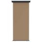 Preview: ARDEBO.de - Balkon Seitenmarkise 100 x 250 cm 100% Polyester Eisen Stahl